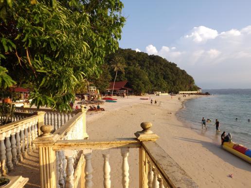 Pulau Kapas - Blick auf einen Strandabschnitt